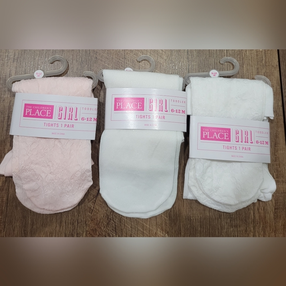 The Children's Place Baby Tights ( 3 Pairs)